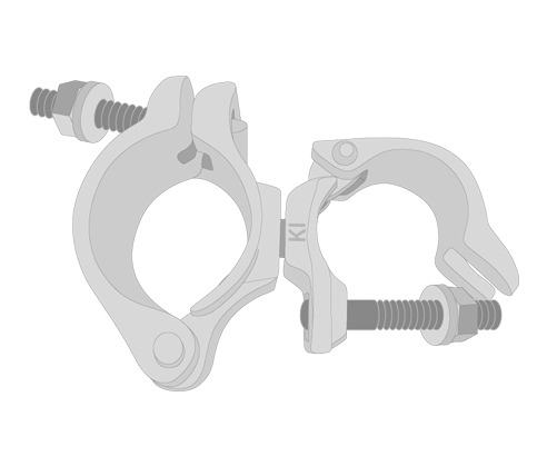 KI Combination Swivel Coupler 48.3 x 76.0