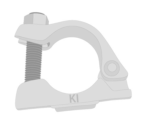 KI German Half Swivel Coupler