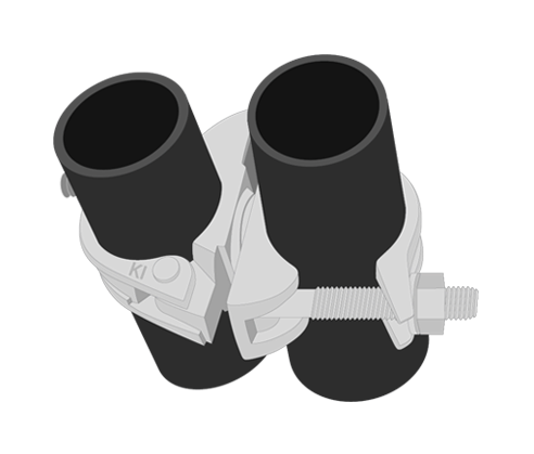 KI British Swivel Coupler 60.3 x 60.3 mm