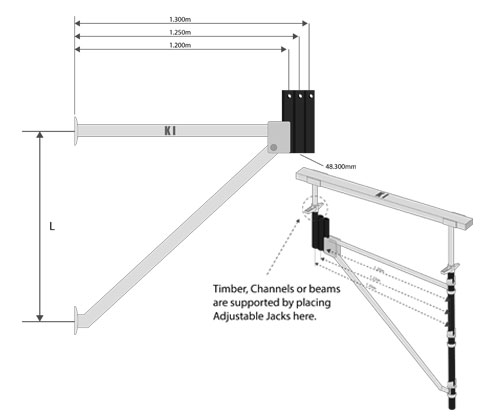 KI Cup Cantilever frame